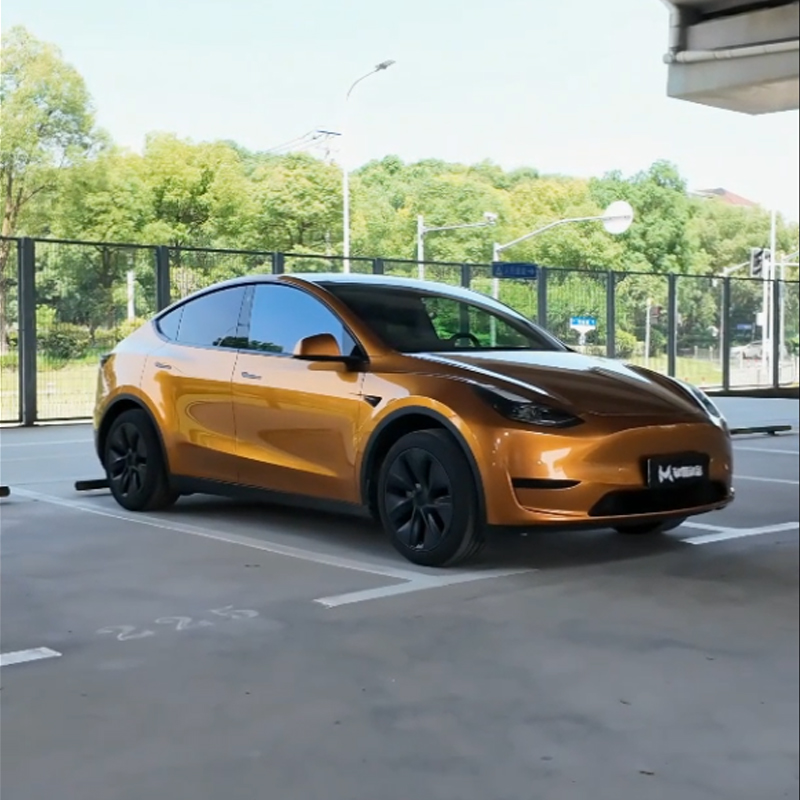 Metallic Sunny Orange TPU-Farb-Lackschutzfolie