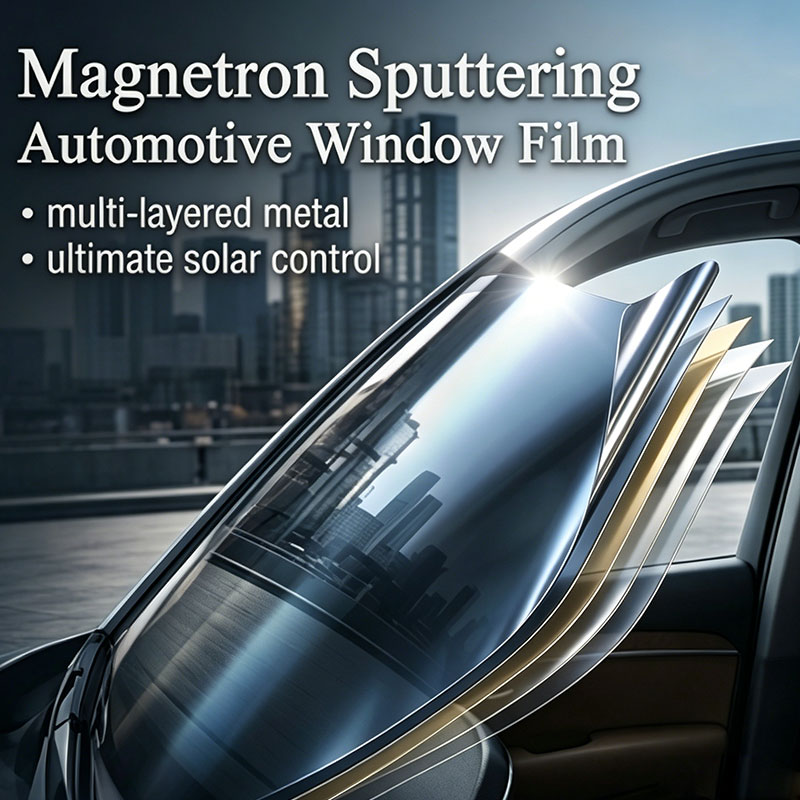 Autofensterfolie mit Magnetron-Sputter-Technologie