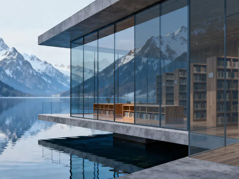 Architektonische Fensterfolie